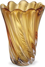 Vaza flori, Vas decorativ Contessa L, galben 115407 HZ