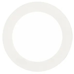 Plafoniera albă 22,5 cm cu LED inclus, cu dimmer în 3 trepte, IP44 - Steve