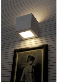 Sollux SL.0005 - Aplica de perete LEO 1xE27/60W/230V albă