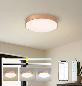 Brilagi-LED Corp de iluminat cu dimmer POOL SMART LED/48W/230V 40 cm Wi‑Fi Tuya, bronz + telecomandă