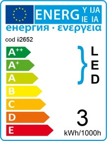 BEC LED DECOR STICLA 3W