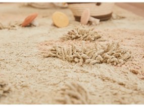 Covor de joacă pentru copii bej din bumbac 120x160 cm Mushroom Forest – Lorena Canals