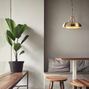 Lustră aurie cu abajur din metal ø 32 cm Berceste – Opviq lights