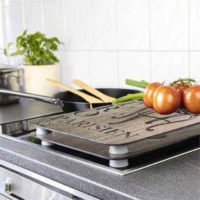 Set 2 protecții din sticlă pentru aragaz Wenko Bistrot, 52 x 30 cm
