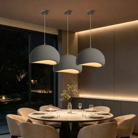 BRILAGI - Lustră suspendată pe cablu WABI SABI 1xE27/60W/230V Ø 40 cm gri