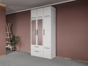 Set mobila dormitor 4 piese Alb Levi C20
