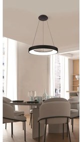 Lustră LED pe cablu SANTANA LED/30W/230V black Azzardo AZ4999