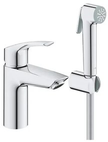 Baterie lavoar Grohe Eurosmart New S crom cu dus igienic