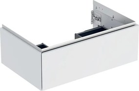 Dulap baza suspendat Geberit One alb mat 75 cm
