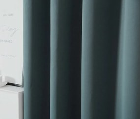 Perdea OXFORD albastru-verde 140x250 cm Agatat: Rejansa