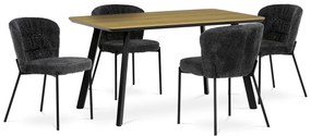Set de scaune de sufragerie Bouclé CT-W1077 GREY2,4 buc