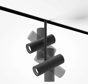 Spot LED, accesoriu pentru sina magnetica Exility, Elti Duo negru