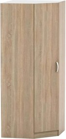 Dulap BETTY 2 BE02-016-00, stejar sonoma, PAL laminat, cu o usa, 90x90