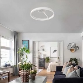 Lustră LED dimabilă aplicată LED/86W/230V 3000-6500K alb + telecomandă