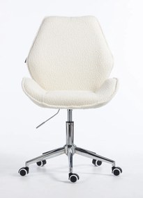 HR350K Scaun Boucle din Catifea Bază Cromata