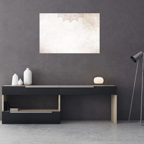 Tablou - Mandala pe zid (90x60 cm)