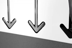 Neînvins Umeraș de perete de design Arrow 5 alb