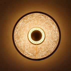 Aplica decorativa metal auriu, acrilic LED Alexia