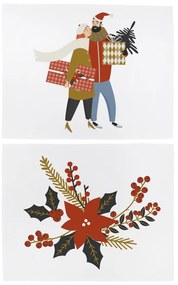 Suport pentru farfurii 2 buc. din material textil 35x45 cm cu model de Crăciun Christmas Star – Butter Kings