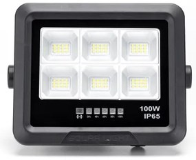 Proiector LED solar dimabil Aigostar LED/100W/3,4V IP65 + telecomandă