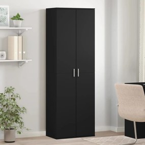 vidaXL Dulap înalt, negru, 60x35x180 cm, lemn prelucrat