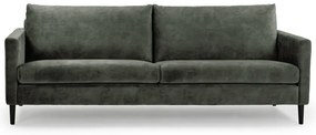 Canapea verde/gri din catifea 220 cm Adagio - Scandic