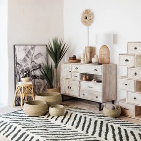 Lampă de masă Atmosphera KARLA 1xE27/25W/230V ratan