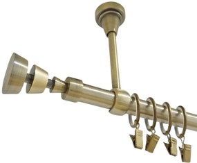 Galerie simpla prindere tavan AFINA 19 mm aur antic (Alege marime: 120 cm)