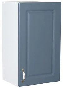 Corp superior 45 cu 1 usa Zebra MDF albastru drept