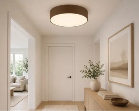 Argon 6364 - Plafonieră DARLINGOS 3xE27/15W/230V, Ø 45 cm, maro