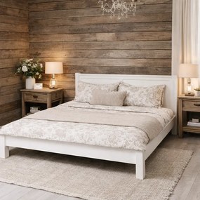 Pat Forest matrimonial - 180x200 cm - din lemn masiv de brad