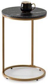 Măsuță de cafea Corden (marmură neagră + auriu). 1111591