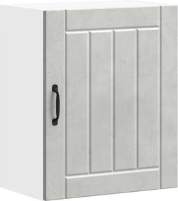 vidaXL Dulap de bucătărie „Lucca” Lemn prelucrat gri beton