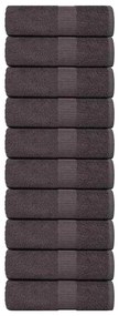 vidaXL Prosoape de baie 10 buc. FROGN antracit 30x30 cm 100% bumbac