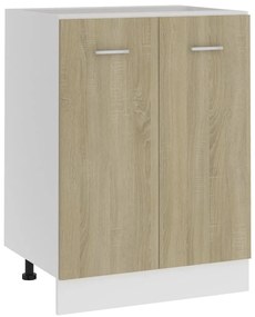 vidaXL Dulap inferior “Lyon”, stejar sonoma, 60x46x81,5 cm