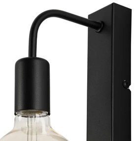 Aplică ASTRID 1xE27/60W/230V negru mat