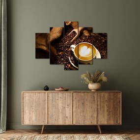 Tablou - O ceașcă de cafea (150x105 cm)