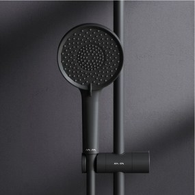 Set de dus cu bara 70 cm AM.PM X-Joy negru mat para cu 3 functii