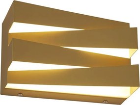 Searchlight 86410GO - Aplică de perete SECTION LED/18W/230V, aurie