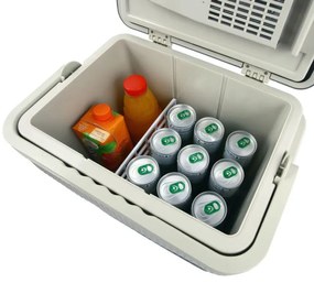 Lada frigorifica portabila Camry CR 8065, 21 L, 12V DC/220V AC, Racire si incalzire, Gri