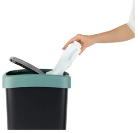 Coș de gunoi din plastic reciclat 50 l Twist - Rotho