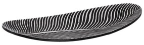 Tavă decorativă din polirășină 16x37 cm B&amp;W – Ixia