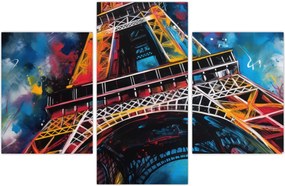 Tablou - Pictură a Turnului Eiffel II. (90x60 cm)
