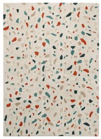 Covor crem lavabil/țesut manual din bumbac 140x200 cm Terrazzo Marble – Lorena Canals