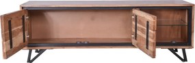 Comodă TV în culoare naturală din lemn de acacia 150x51x40 cm Ambala – Interia Home &amp; Living