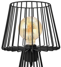 Lampă de masă TORRI 1xE27/15W/230V negru