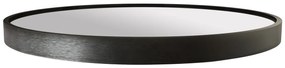 Oglinda rotunda neagra TELA Diametrul oglinzii: 40 cm