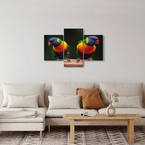 Tablou cu papagali (90x60 cm)