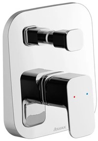 Ravak X070134 - Baterie pentru duș, montaj incastrat FREE, crom lucios