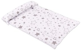 Salteluta impermeabila pentru masuta de infasat din bumbac Kidizi 70x50 cm Galaxy Grey